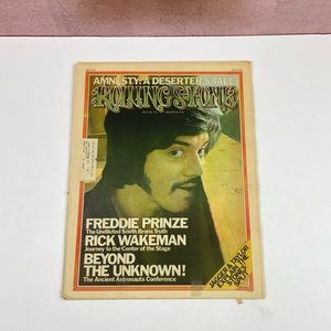 Vintage Rolling Stone Magazine Freddie Prinze Rick Wakeman January 30, 1975